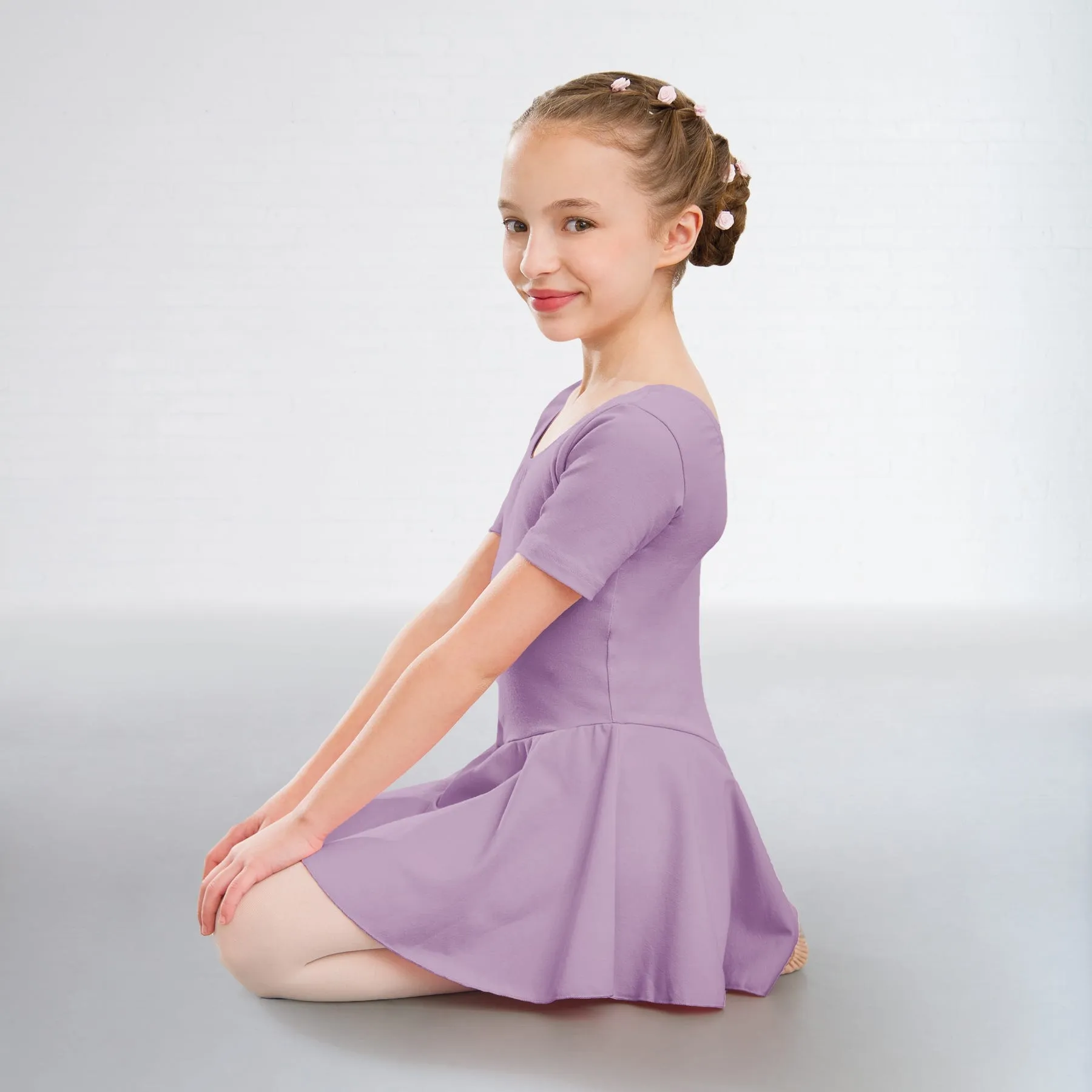 1st Position « Hannah » Justaucorps avec Jupette Intégrée