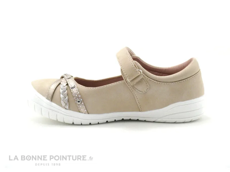Achat chaussures Lilybellule Enfant Ballerine, vente Lilybellule GYSLANA Rose - Ballerine fille avec bride velcro