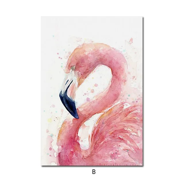 Art mural Canvas Flamand Rose