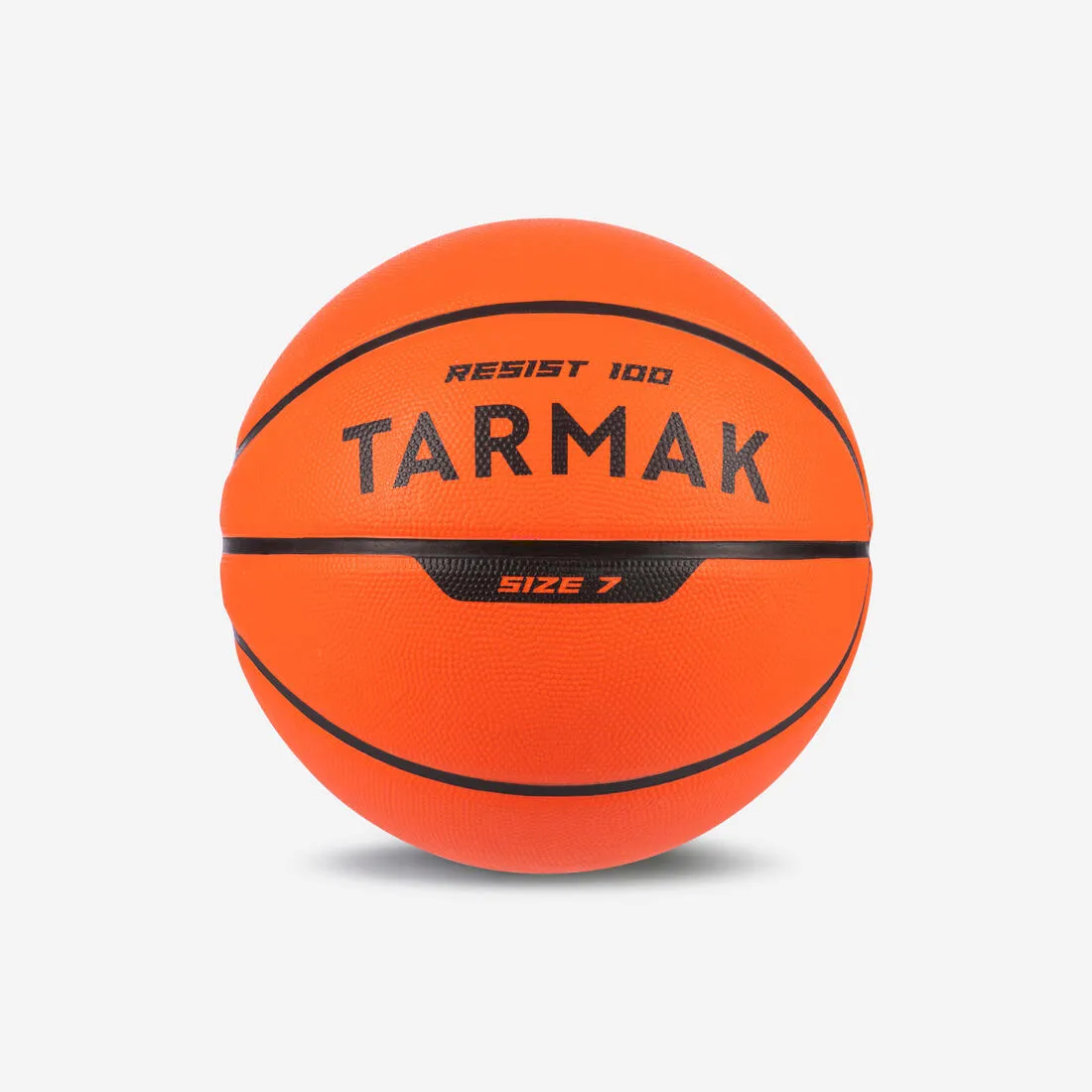 Ballon de basket adulte R100 taille 7 orange pour enfant et adulte.