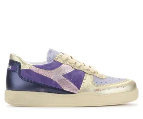 Baskets Diadora Magic Basket blanc et violet