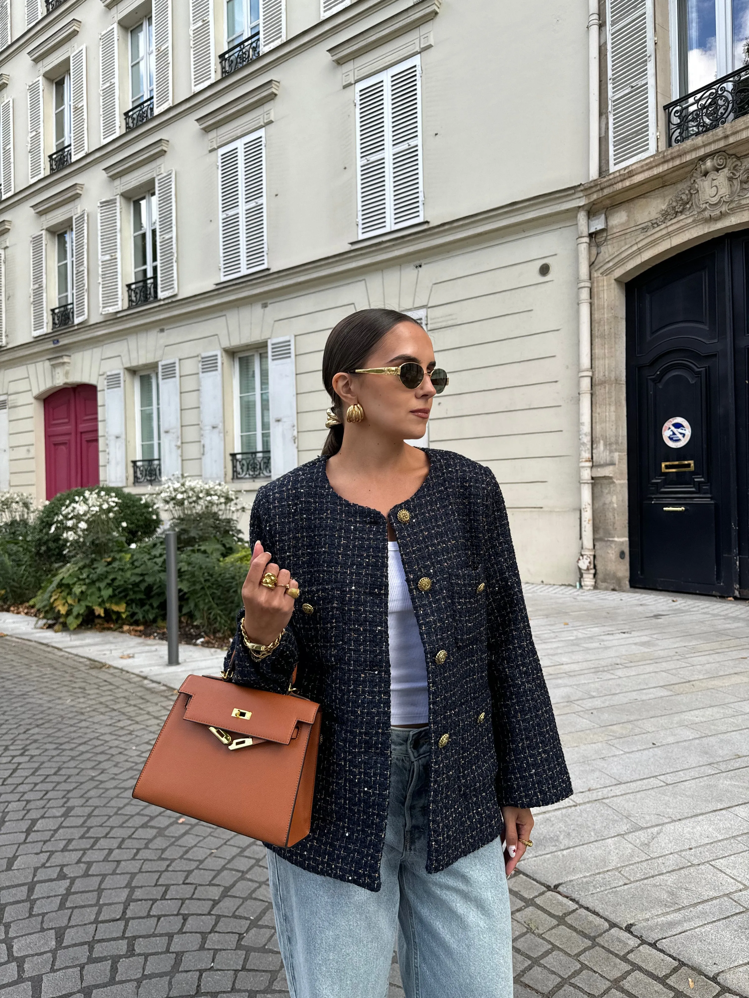 Blazer MAYA bleu marine (V2434)