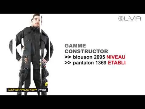 Blouson de travail Matelassé Déperlant LMA Niveau