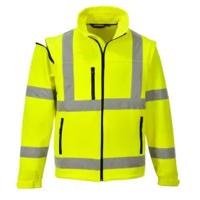 Blouson Softshell manches amovibles Portwest Haute visibilité