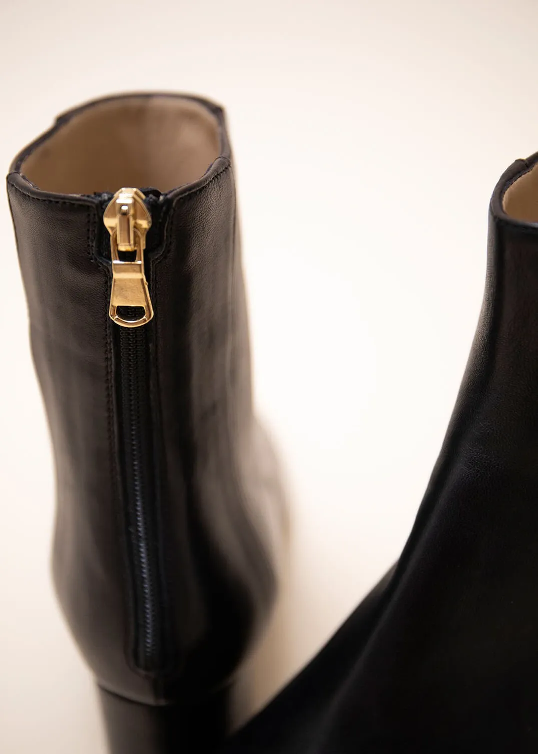 BOOTS KINGSWOOD CUIR NOIR