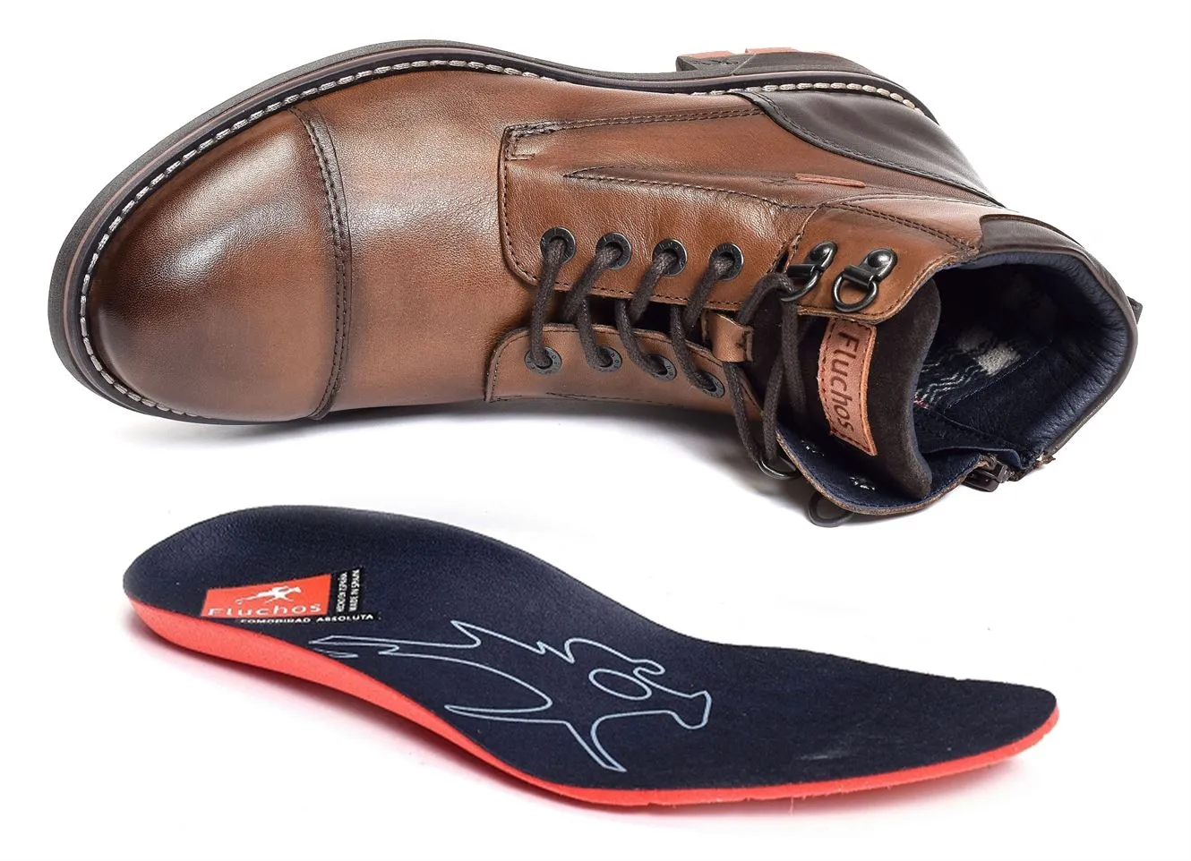 bottines et boots Fluchos  Terry f1342 camel 