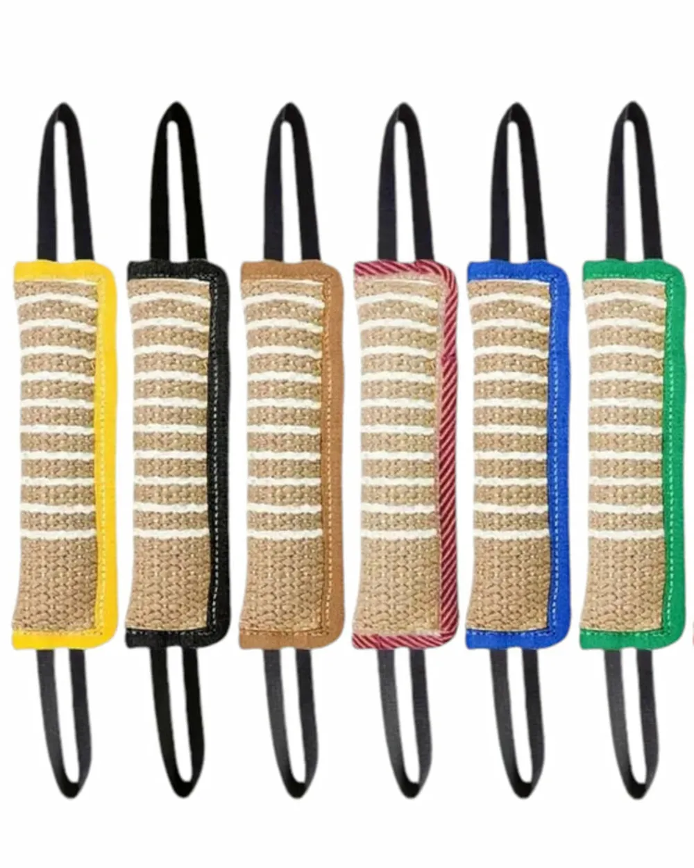 Boudin de jeux et de dressage canin en toile de jute 30cm pour chien, francecroquettes