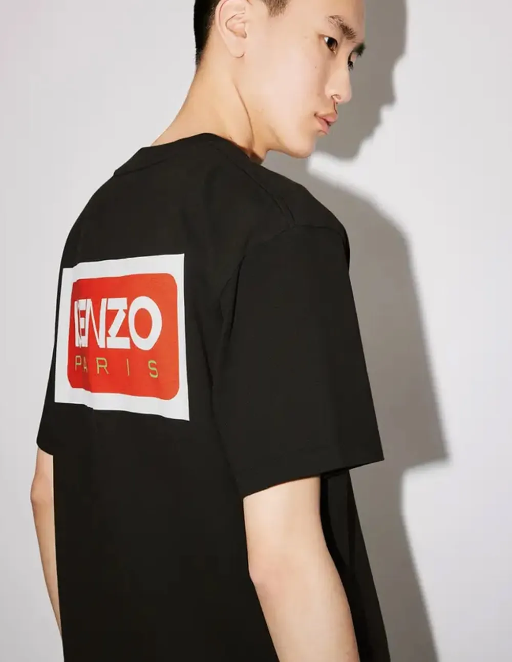 Camiseta Kenzo Paris Negra Hombre