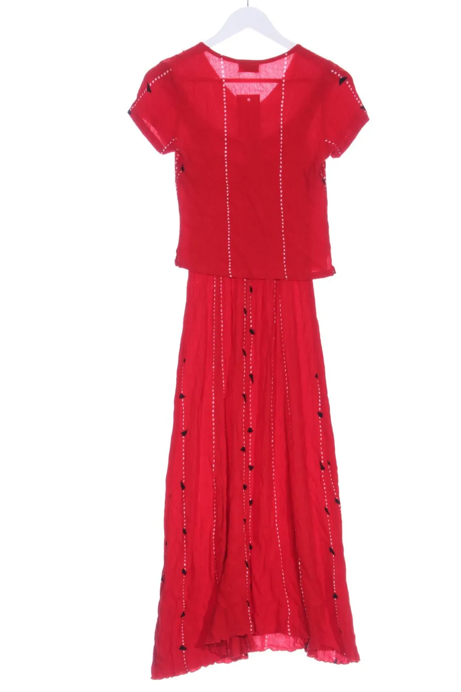 Campur Ensemble en tricot rouge style décontracté