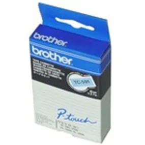 Cassette ruban Brother TC-601 - 12 mm - noir / jaune