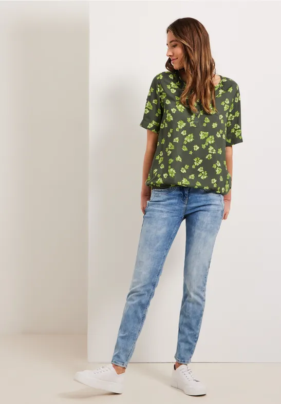 CECIL Chemisier à imprimé floral 