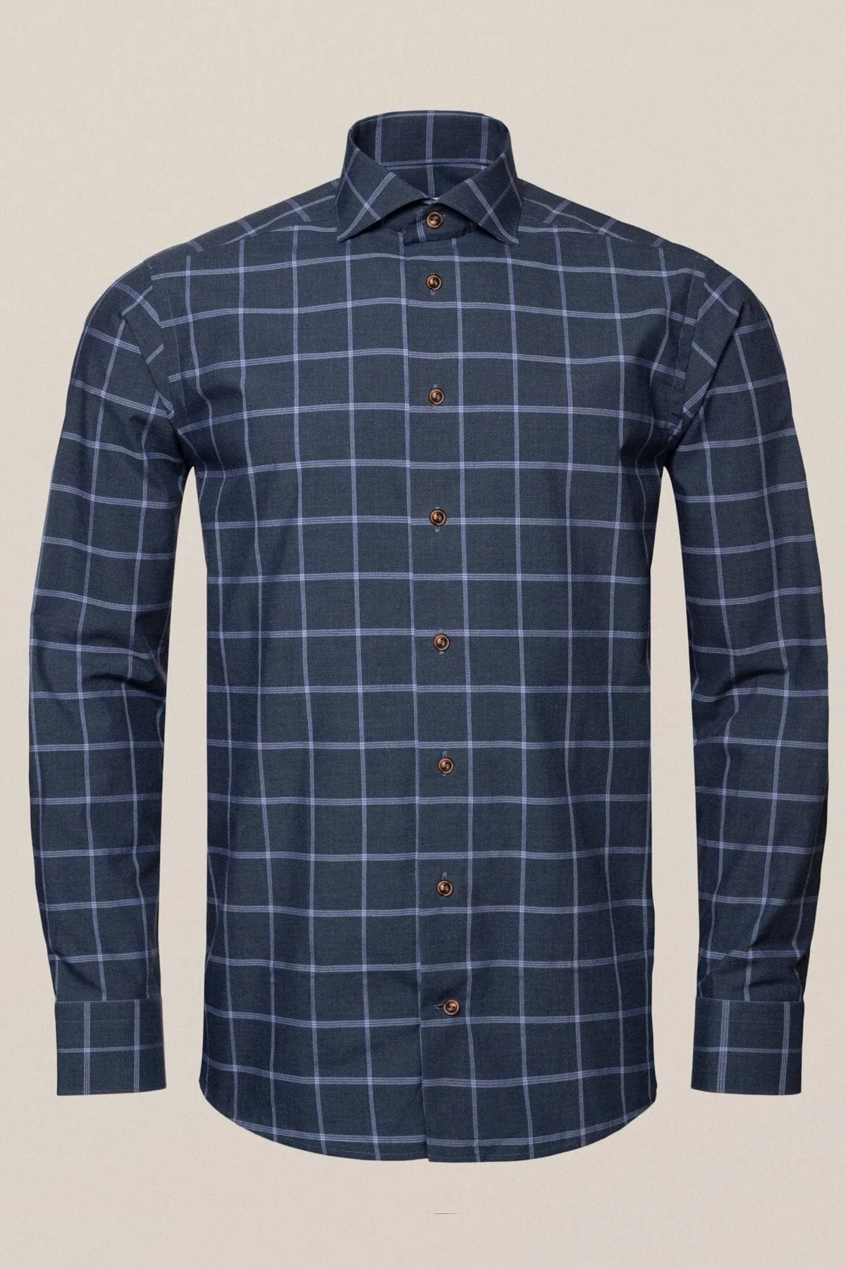 Chemise habillée avec imprimé de carreaux