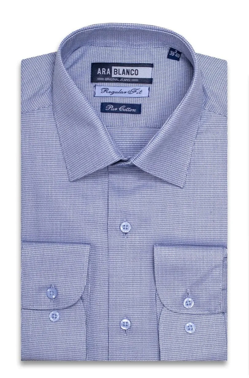 Chemise Manche Bleu Marine