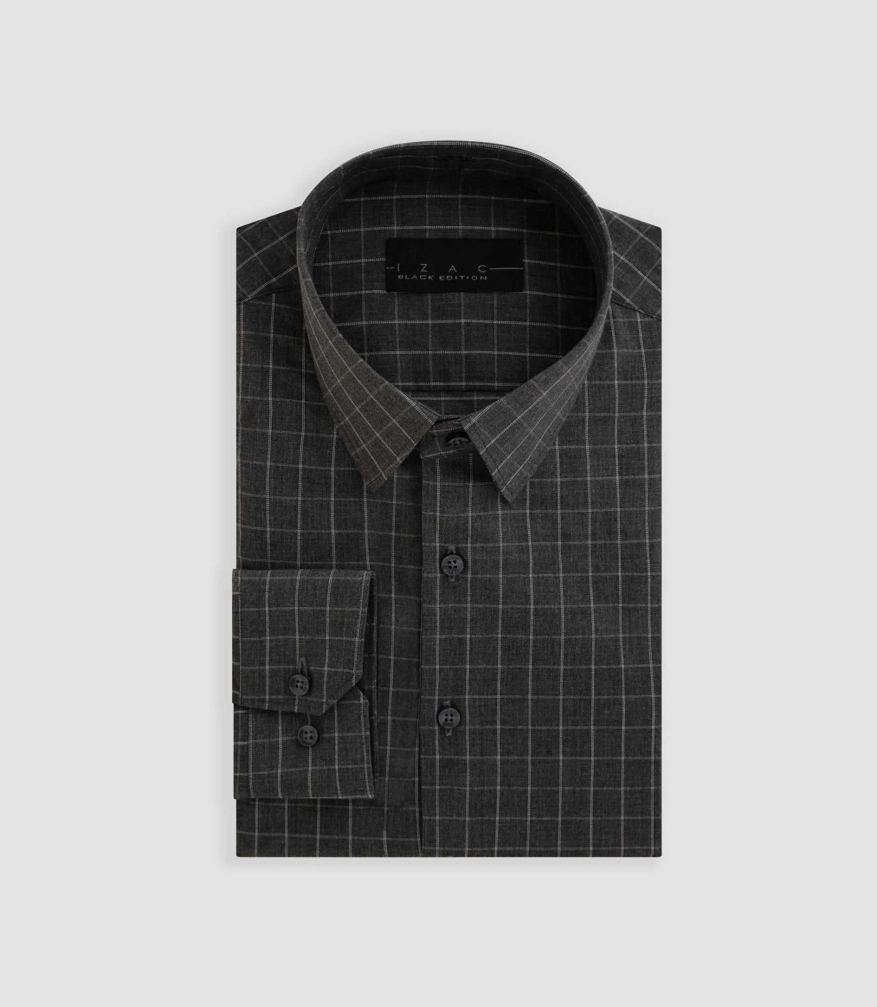 Chemise à carreaux grise Buffy