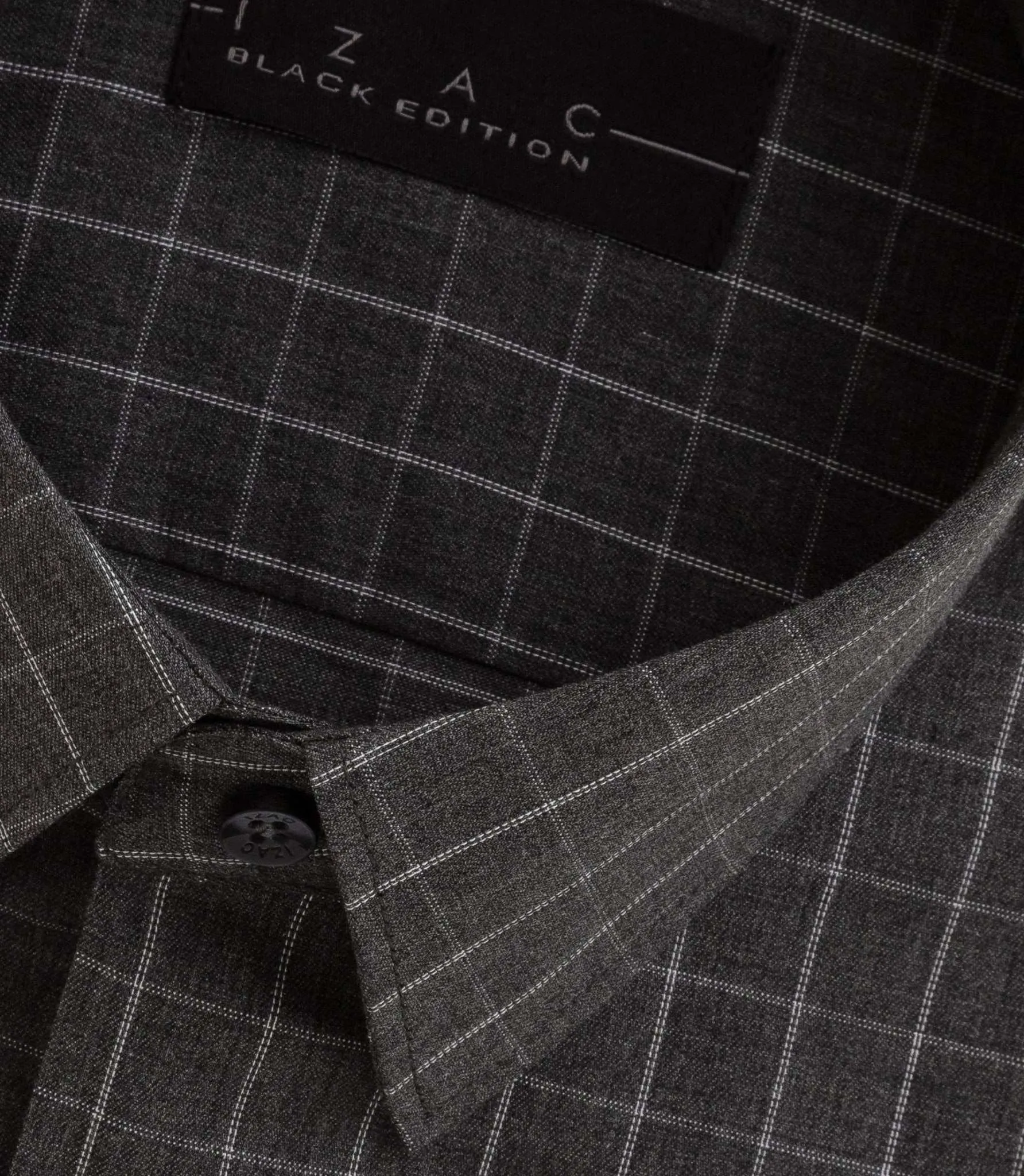 Chemise à carreaux grise Buffy