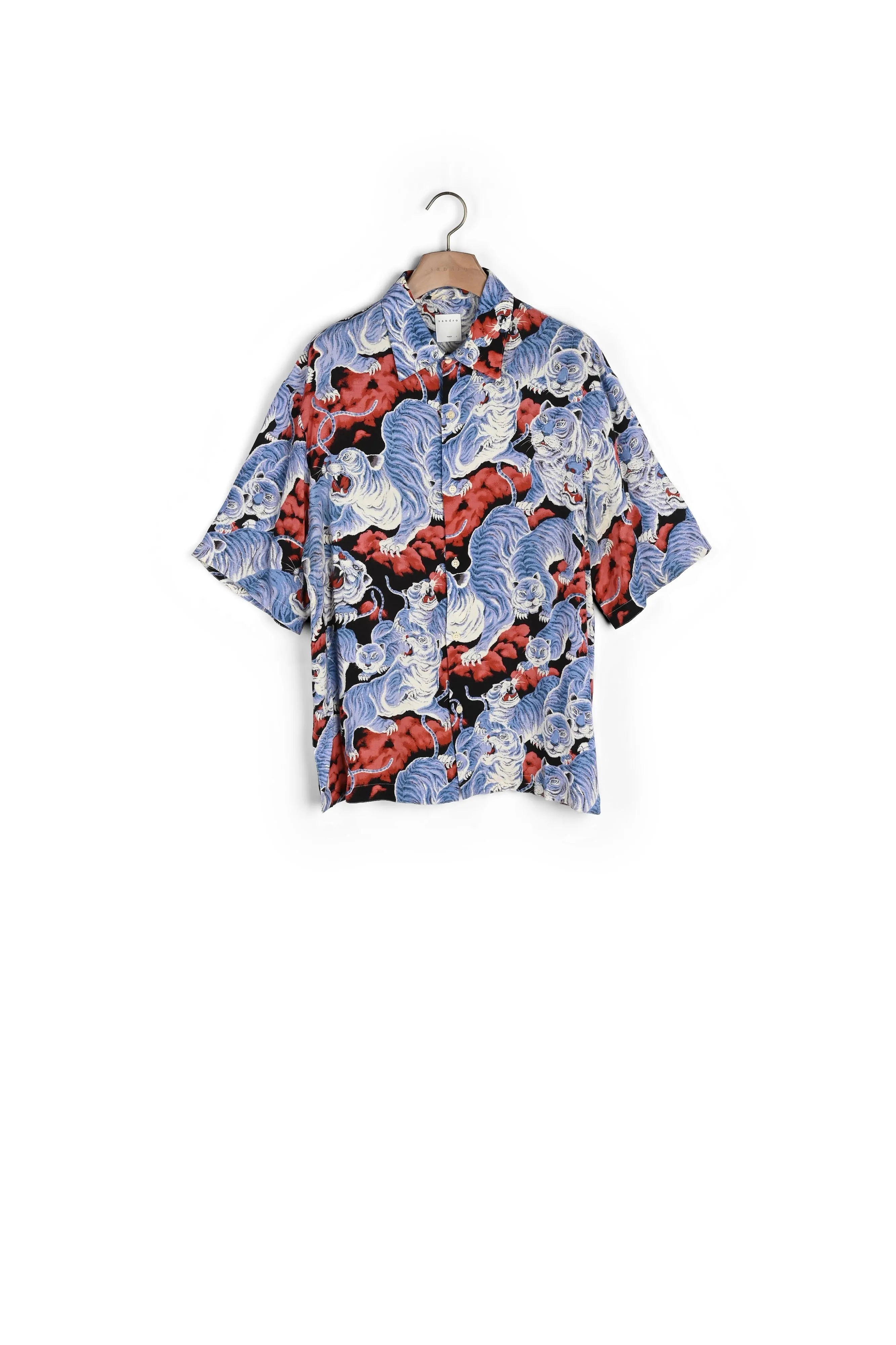 Chemise à manches courtes imprimée