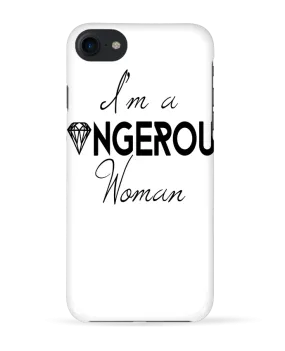 COQUE 3D Iphone 7 I'm a dangerous woman de CycieAndThings