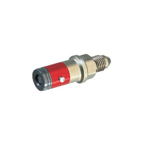 COUPLEUR RAPIDE DH4 MALE ROUGE  ALU JOINT ETHYLENE