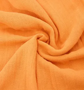 Coupon de 2 m en gaze de coton - Orange
