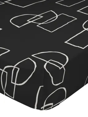 Drap-housse Serenity "Happyfriday" - Blanc