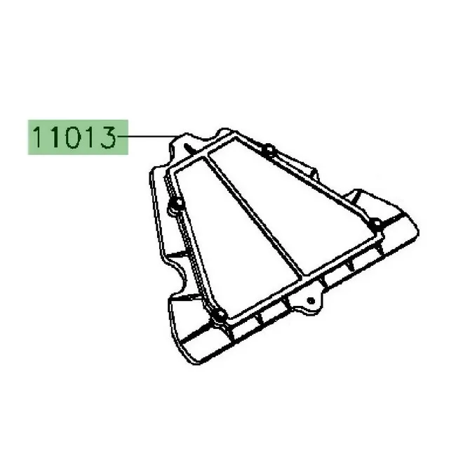 Filtre à air Kawasaki Z1000 (2014 et +) | Moto Shop 35
