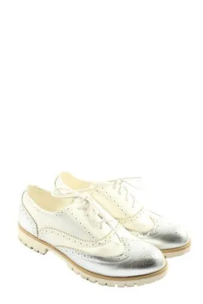 Fiori& Spine Derby blanc cassé-gris clair élégant