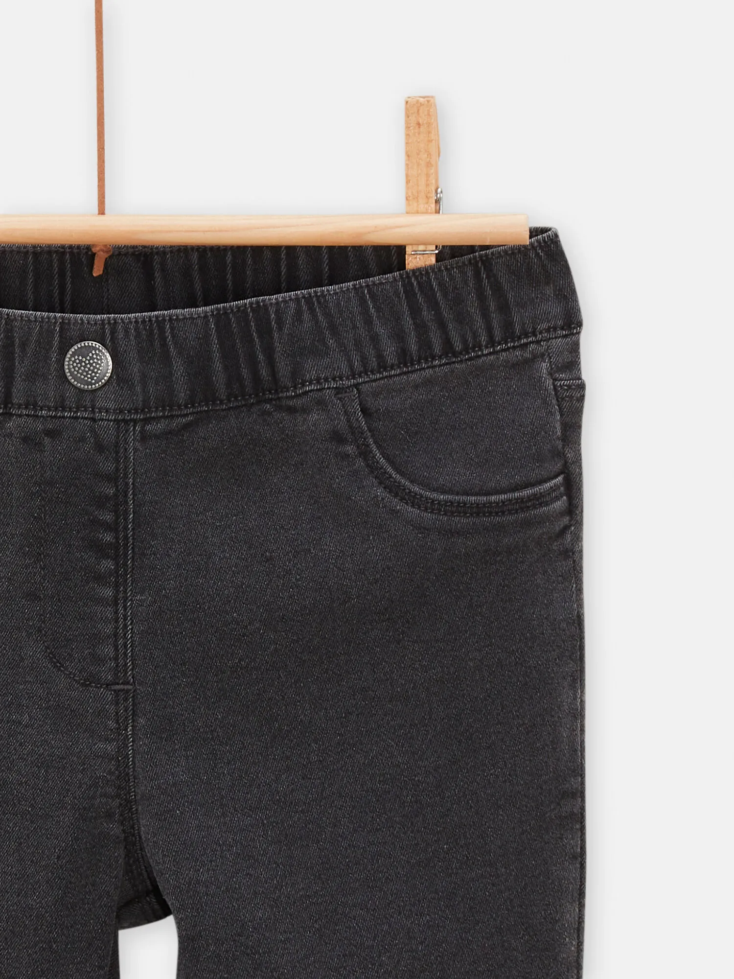 Jegging jean gris pour fille