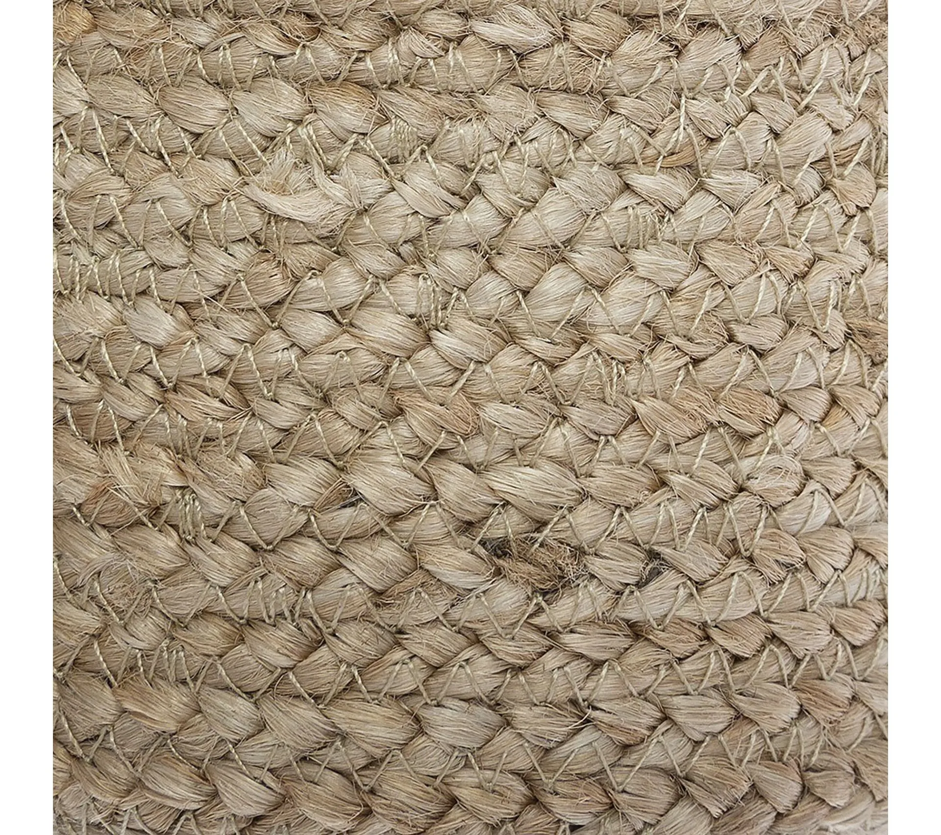 Lot De 3 Paniers Jute Noir