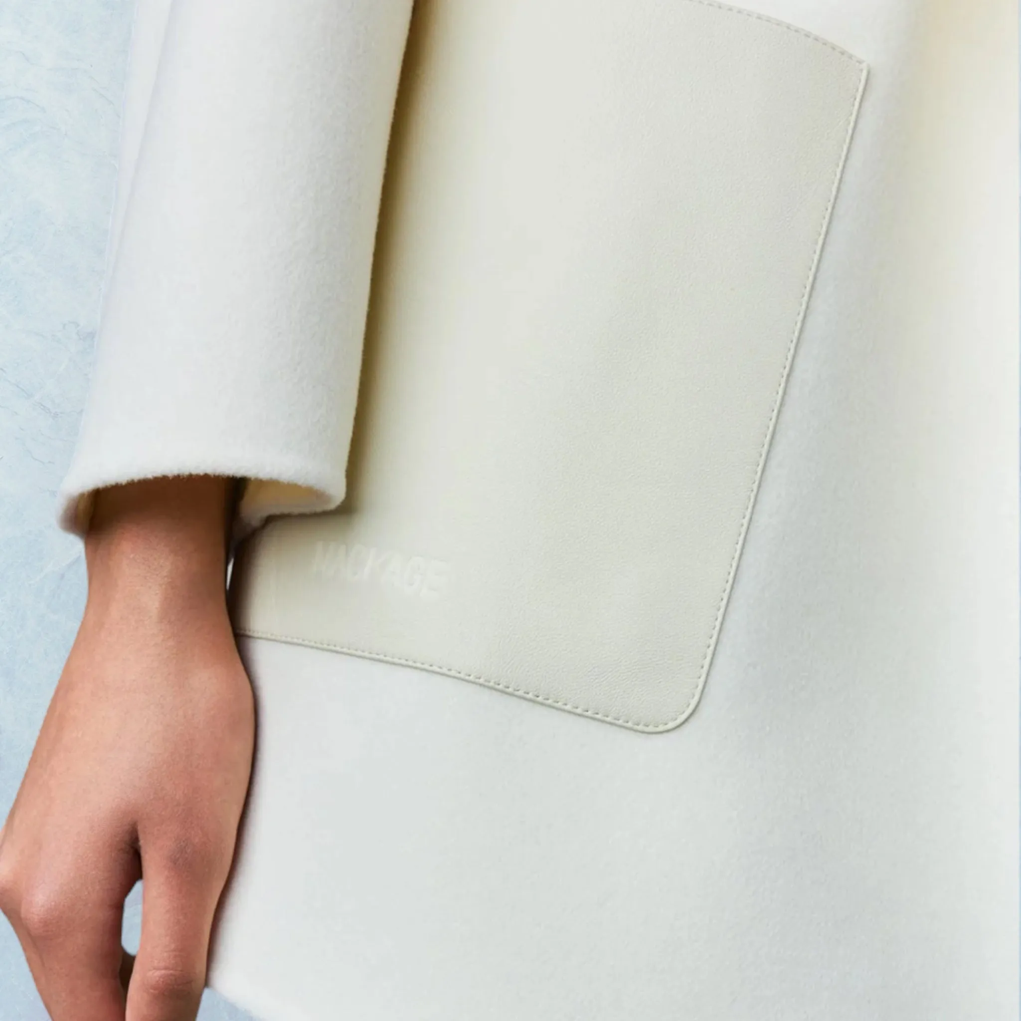 Manteau en laine double face Azra