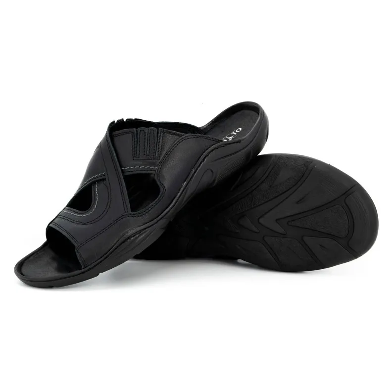 Olivier Chaussons homme 400 noir le noir