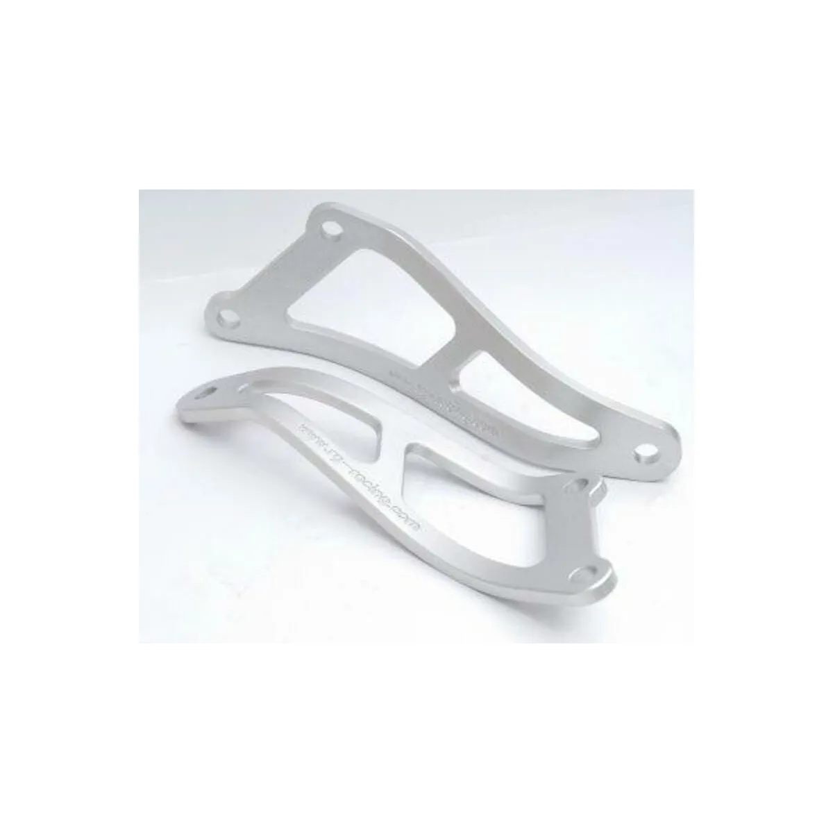 Patte de fixation de silencieux R&G Argent pour SUZUKI 1000 GSX-R 2007-2008 avec 2 silencieux