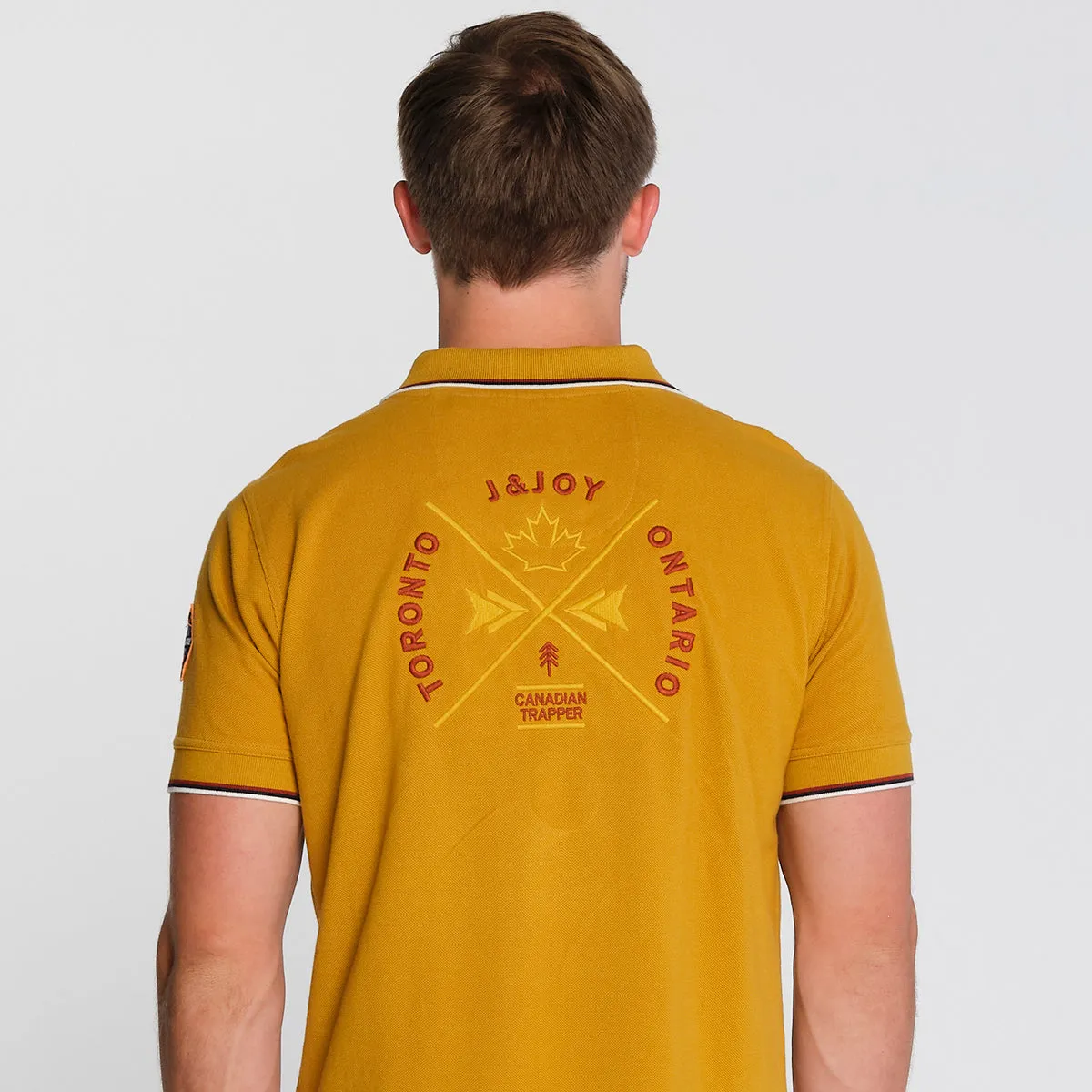 Polo Homme Ontario Forest Yellow
