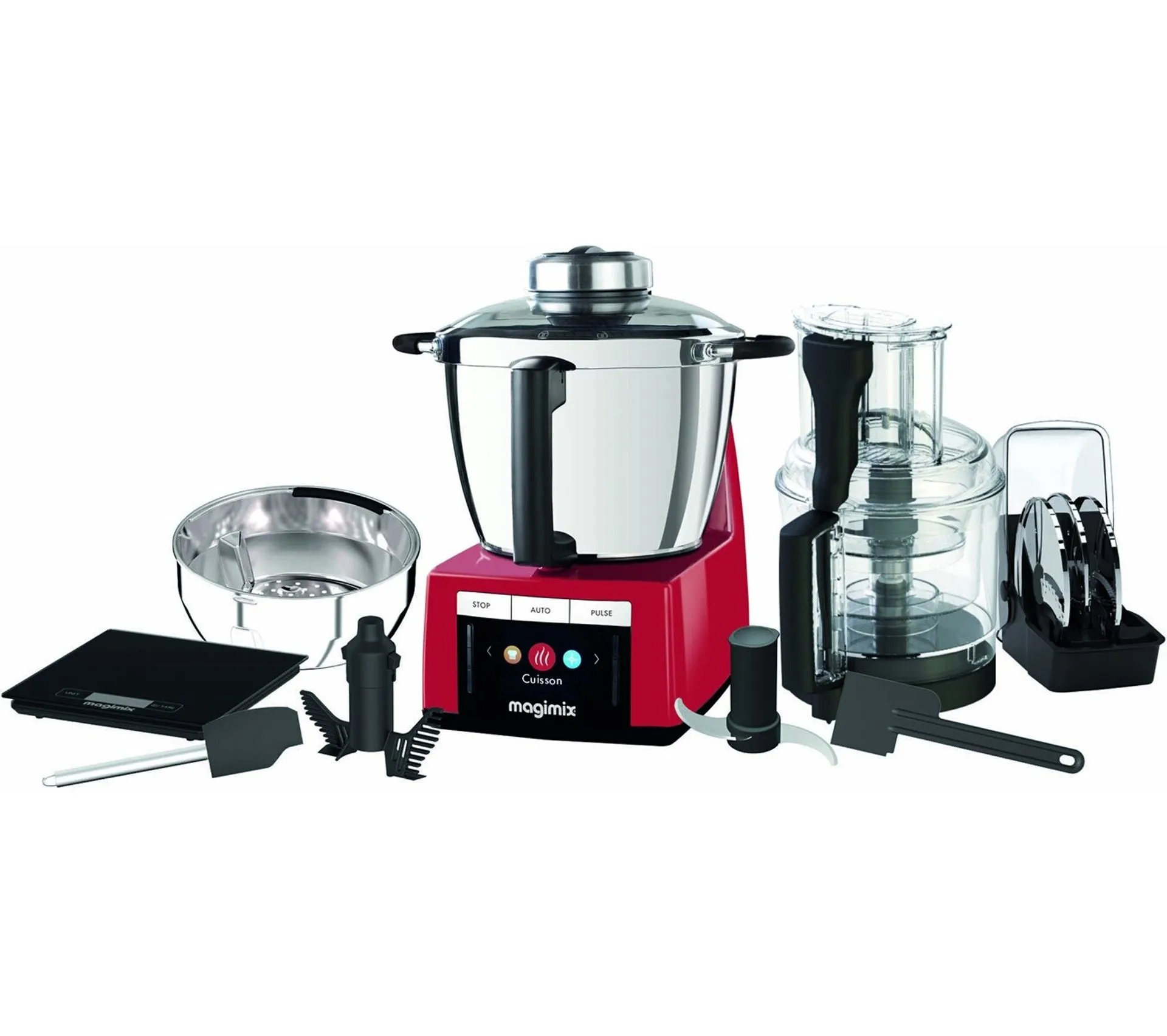 Robot Cook Expert Cuiseur Multifonction Rouge - 18904