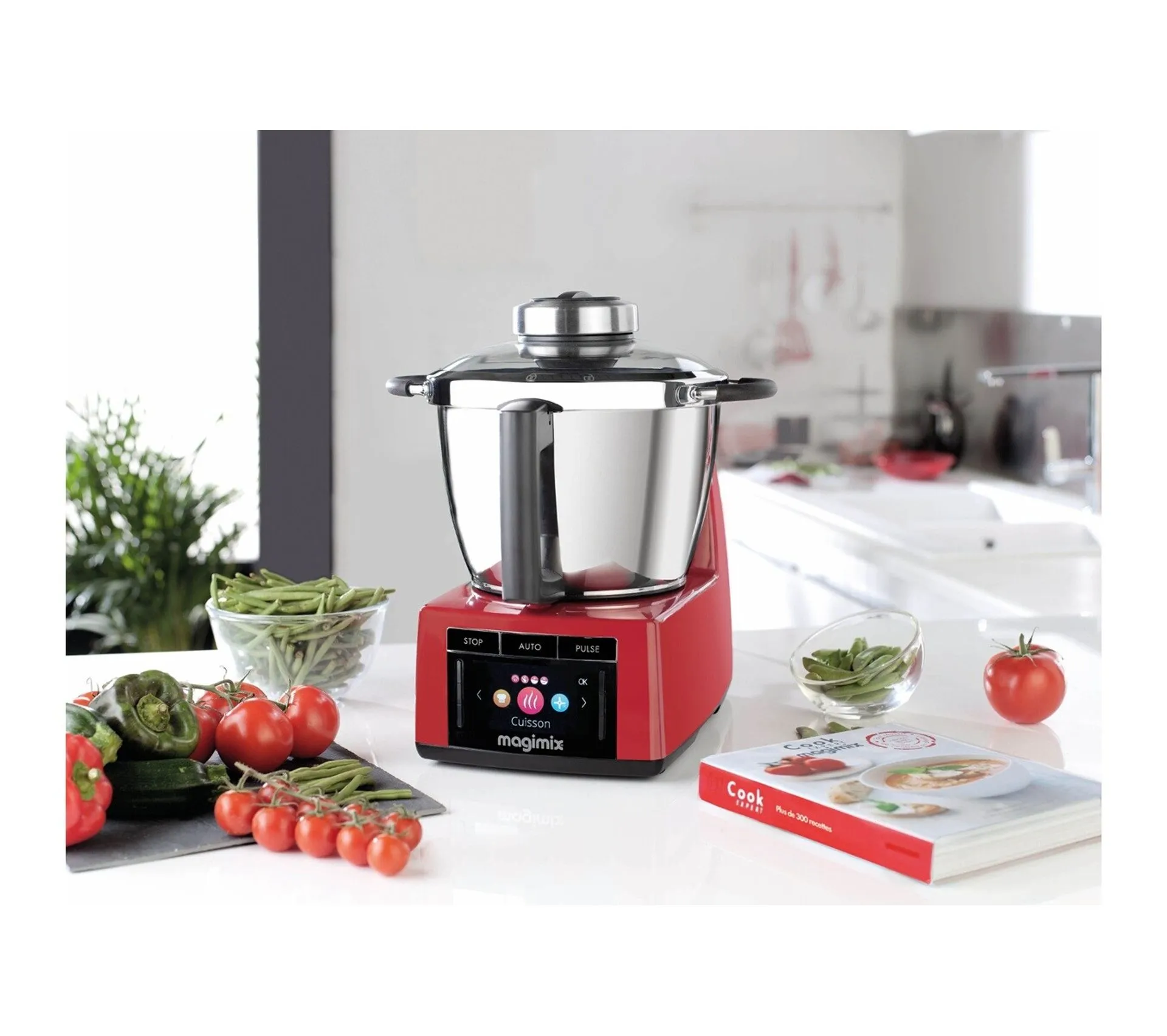 Robot Cook Expert Cuiseur Multifonction Rouge - 18904