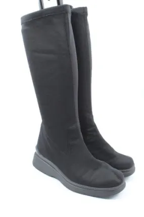 Rohde Botte à plateforme noir style décontracté