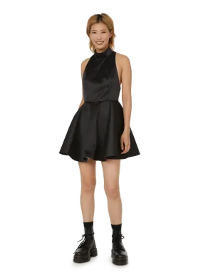ROTATE  Robe courte Cora - Noir