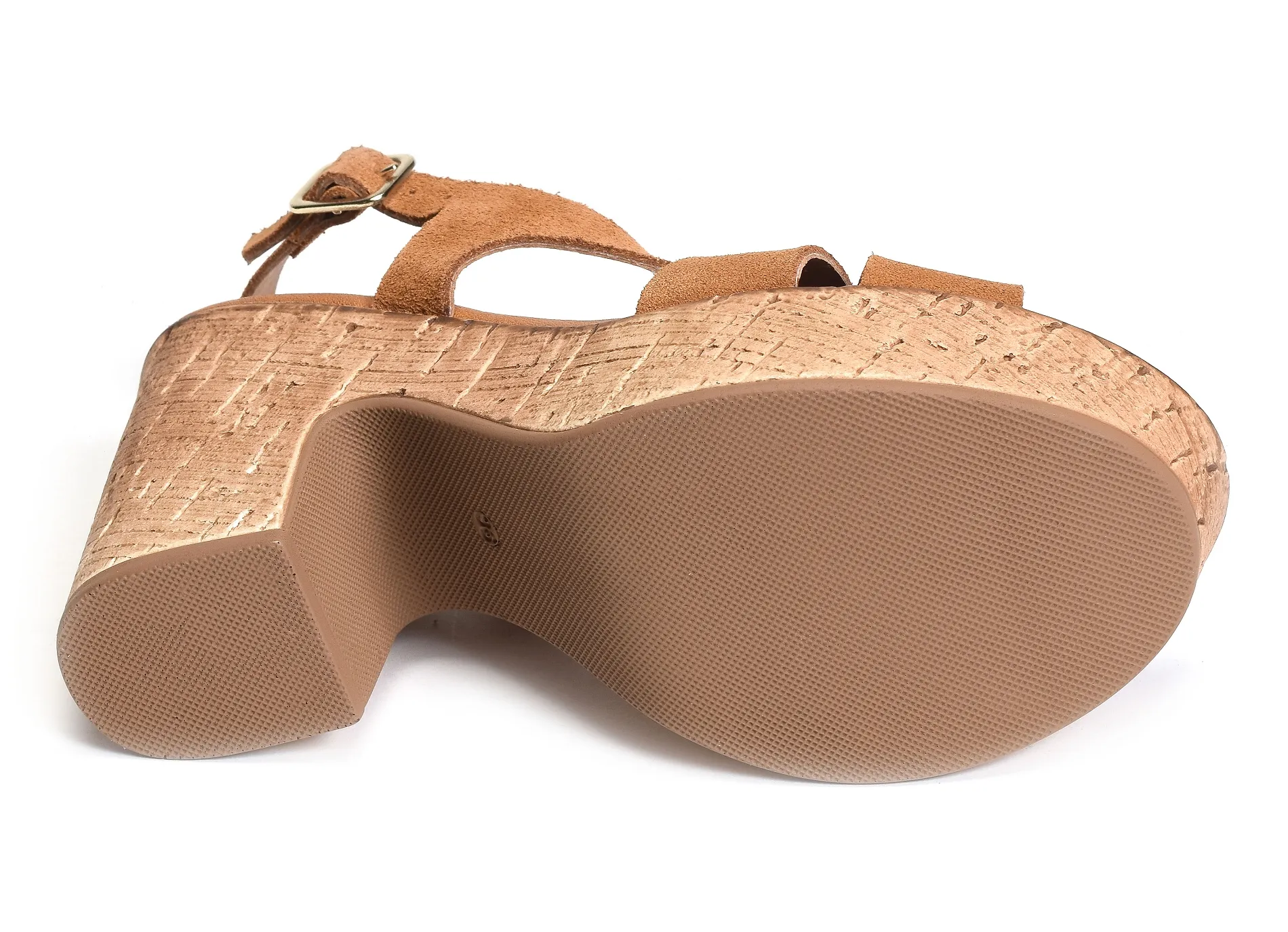 sandales a talon Kaola  879 camel 