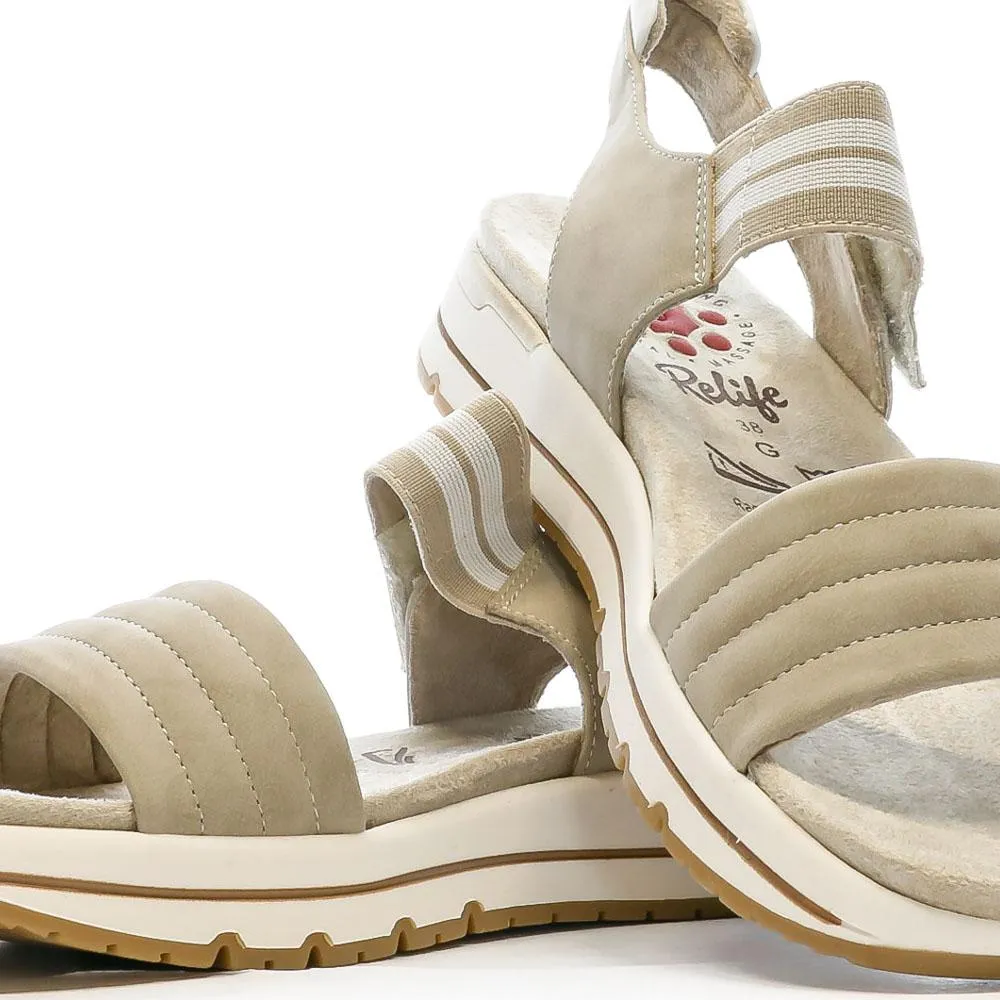 Sandales Beige Femme Relife Koykoy