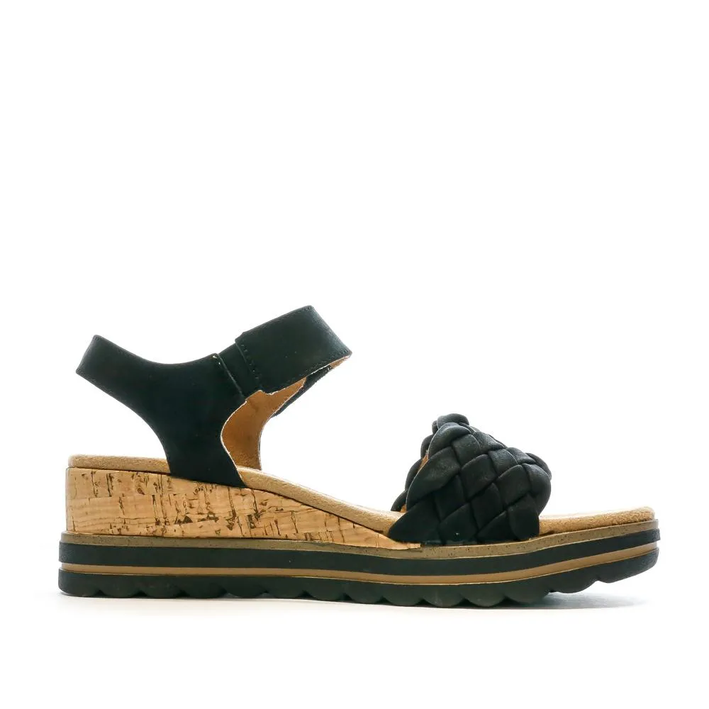 Sandales Noir Femme RELIFE Lack