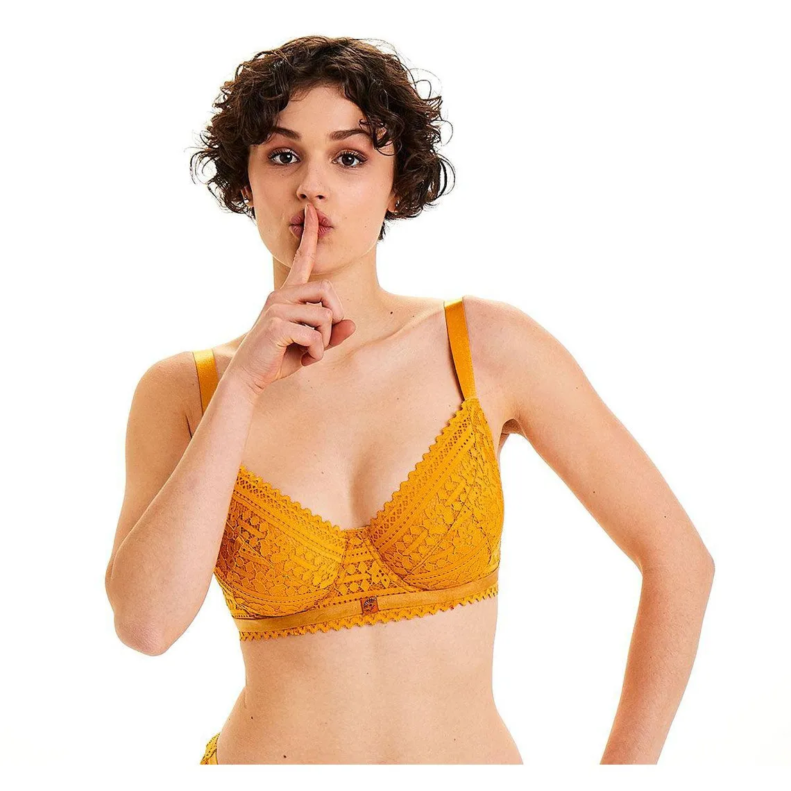 Soutien-gorge corbeille armatures - Jaune Pomm Poire | 3 Suisses