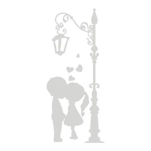 Stickers lampadaire enfants Ref: T-MK750 Gris clair 57x132 cm