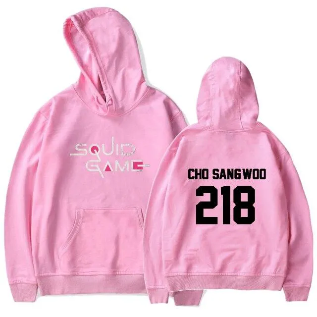 Sweat Rose Squid Game Numéro 218