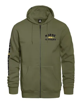 sweat-shirt Horsefeathers Ignite Zip - Loden Green - men´s