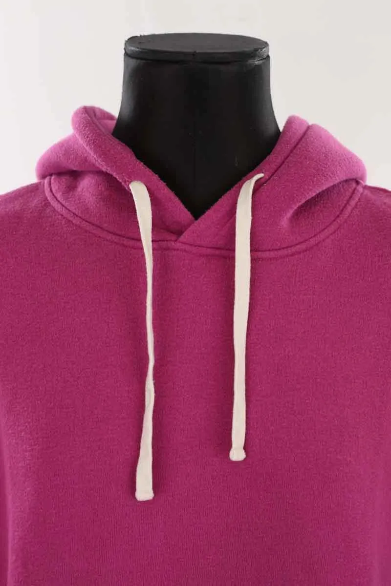 Sweatshirt Bash rose en coton, taille 38 (T2), pour femme, en bon état.
