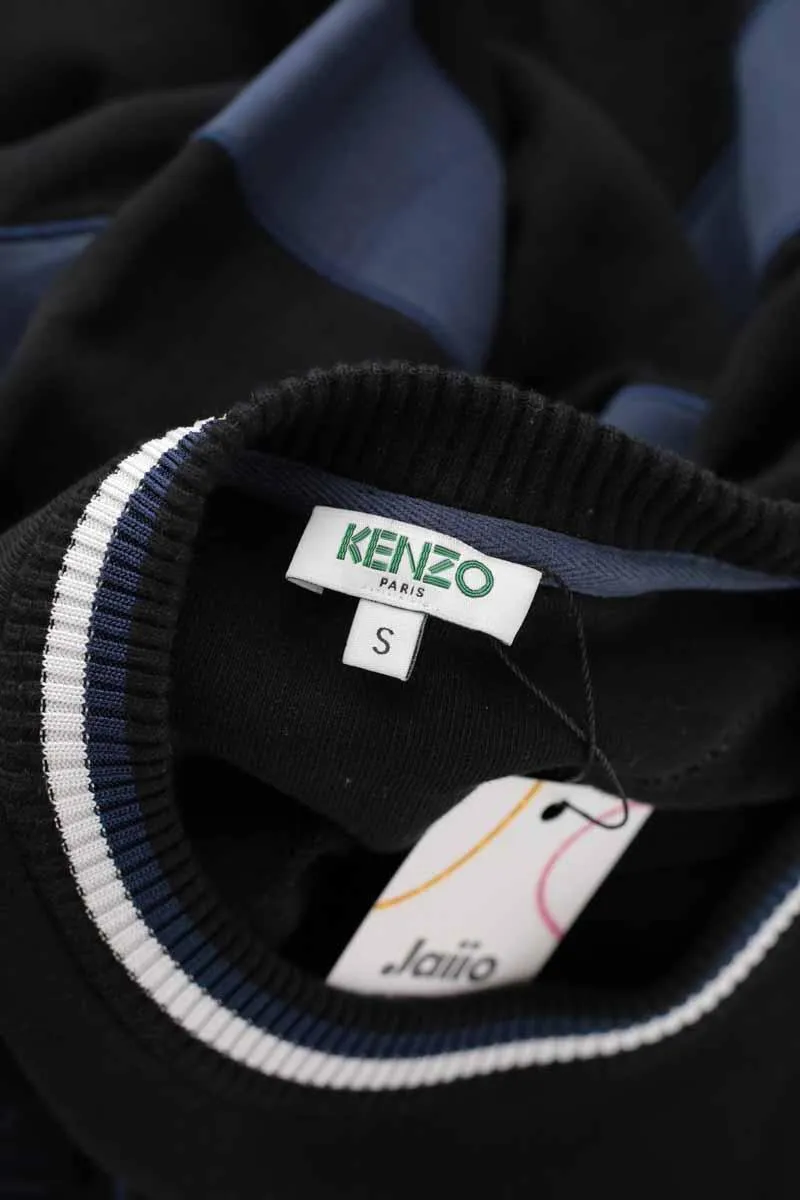 Sweatshirt en coton Kenzo noir. Matière principale coton. Taille 36.