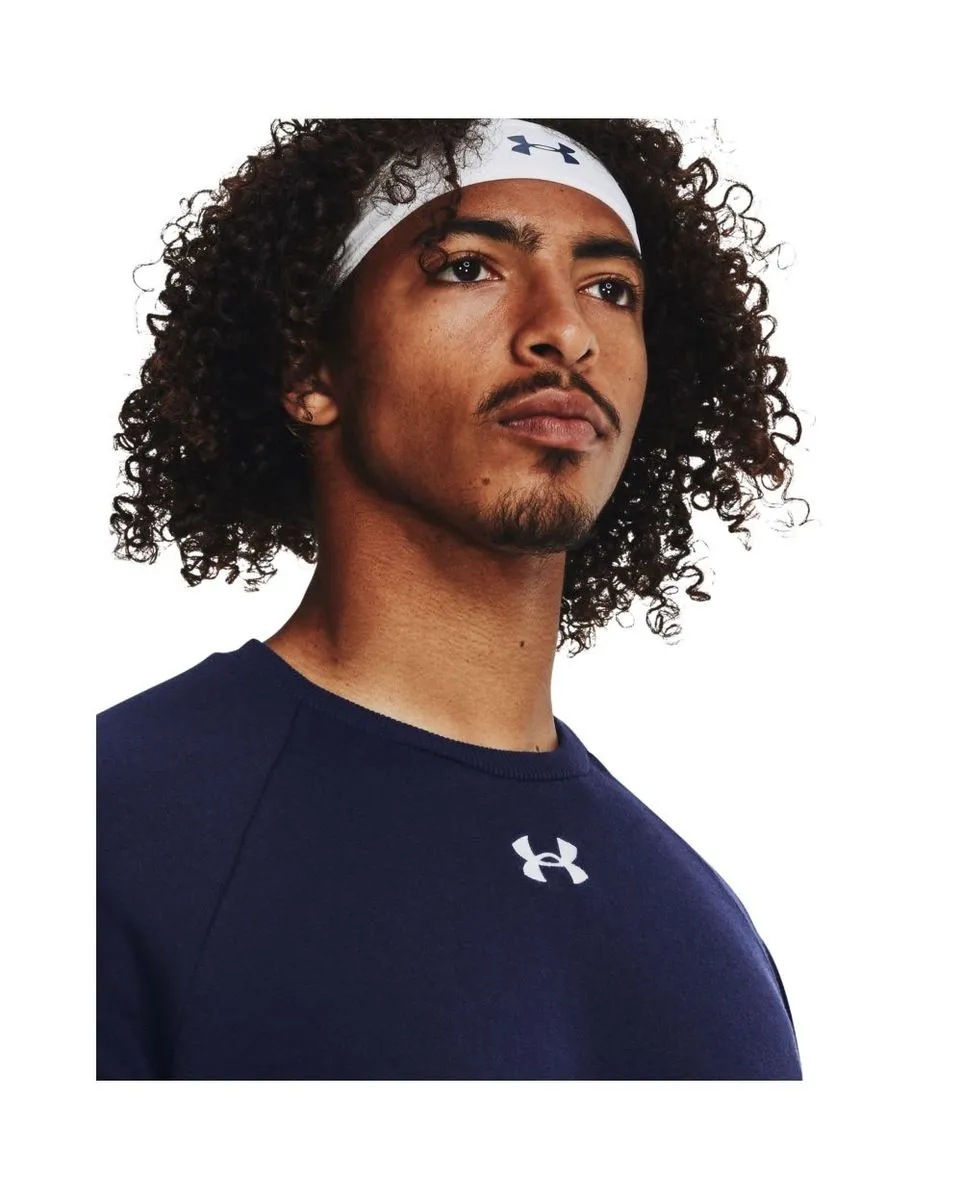 Sweatshirt Homme UA RIVAL FLEECE CREW Bleu