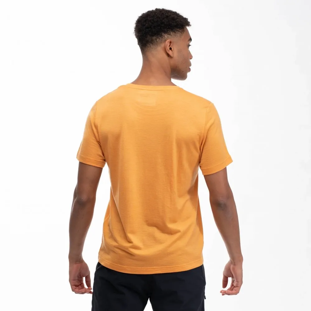 T-shirt Bergans Hommes Urban Wool Tee Golden Field