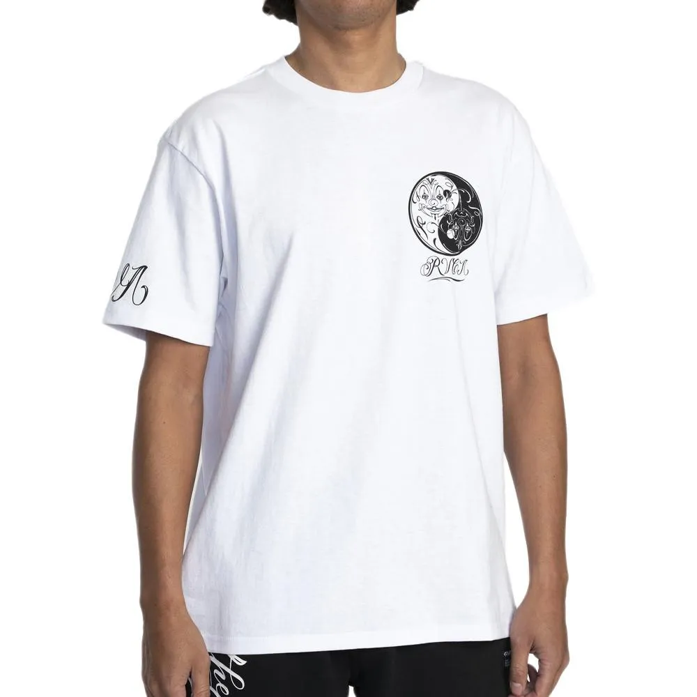 T-shirt Blanc Homme RVCA Mister Cartoon