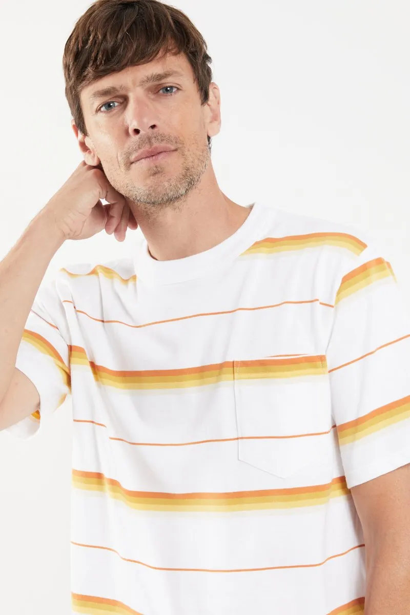 T-shirt fines rayures - coton