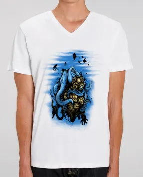 T-shirt homme Pieuvre et Scaphandre par Replicants